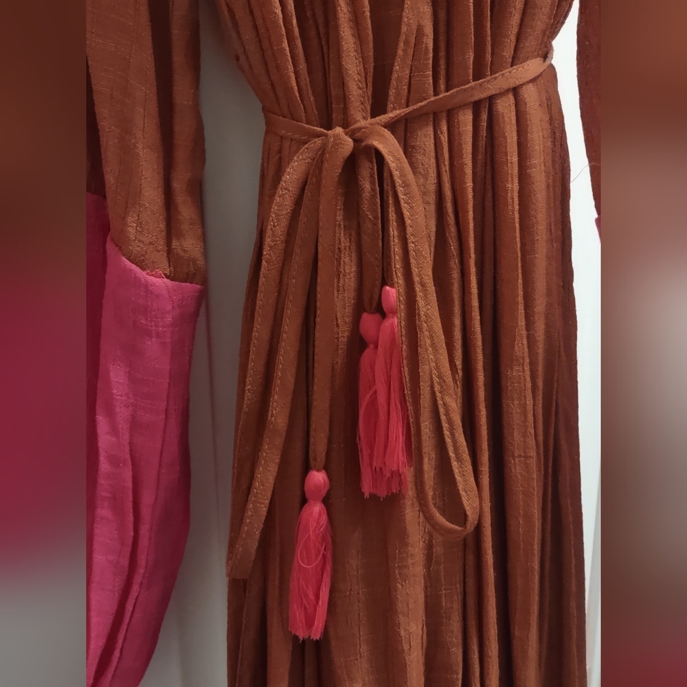 Billowy Bohemian Gypsy Midi Dress - Picture 14 of 15
